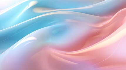 Fototapeta premium Fluidic Serenity: A gentle cascade of liquid light brings a sense of serenity and peace to the surroundings.