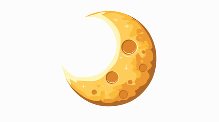 moon vector for website symbol icon presentation flat