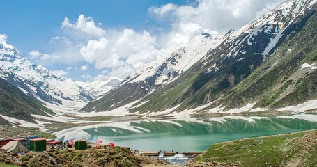 Lake Saif-ul-Malook in winters, Naran, KPK Pakistan