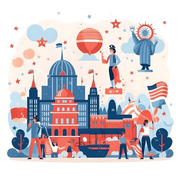 illustration of a city