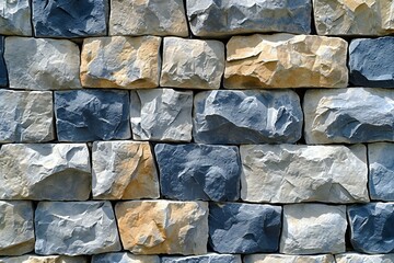 Background of stone wall texture,  Closeup of stone wall texture