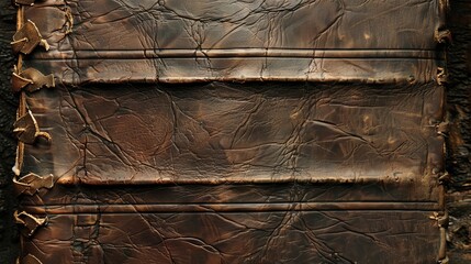 Old leather texture for a book club event poster background
