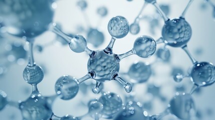 Texture of an atomic biological molecule. structure molecule background. Molecular DNA