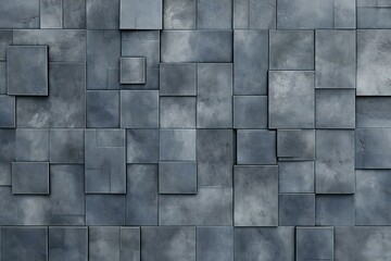 Background texture of gray tile wall pattern for interior or exterior design