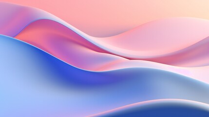 Naklejka premium Liquid Tranquility: Serene waves of liquid color wash over the display, instilling a deep sense of tranquility.
