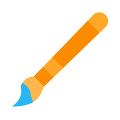 Paint Brush Vector Flat Icon Design Vector Flat Icon Design