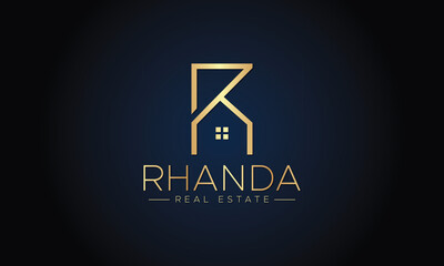 Real estate logo realtor logo property logo design vector template