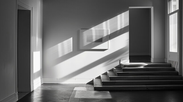 A series of photographs capturing the subtle changes in light and shadow throughout the day, transforming the gallery space into a living, breathing work of art. 