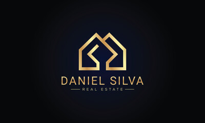 Real estate logo realtor logo property logo design vector template