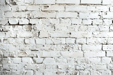 White brick wall texture,  Abstract background for design with copy space for text or image