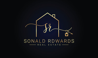 Real estate logo realtor logo property logo design vector template