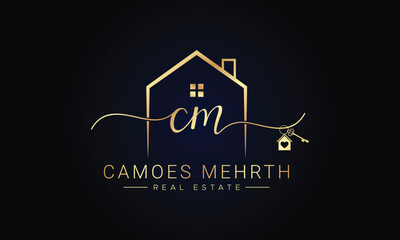 Real estate logo realtor logo property logo design vector template