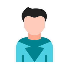 Young Vector Flat Icon Design Vector Flat Icon Design