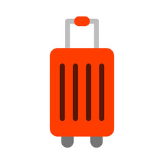 Suitcase Vector Flat Icon Design Vector Flat Icon Design