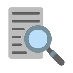 Search  Vector Flat Icon Design