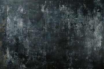 Grunge black background with scratches and cracks,  Old wall texture - obrazy, fototapety, plakaty