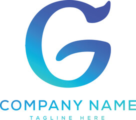 Naklejka premium Initial letter G real estate logo design template.