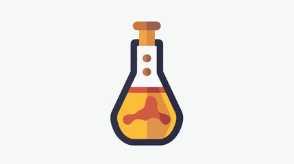 Erlenmeyer Flask vector icon. This icon use for admin