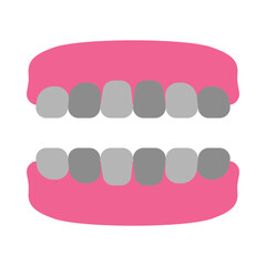 Denture Vector Flat Icon