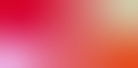 Abstract Fiery burnt pink  foil gradient in pastel White shimmer. Bokeh background with an pink color gradient, ombre effect. Textured with rough grain, noise, and bright spots. - obrazy, fototapety, plakaty