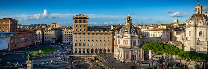 Photo sur Plexiglas Florence Ciudad europea de Roma en Italia, cuna de la civilización con innumerables monumentos.