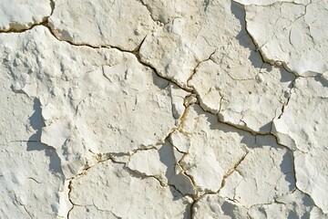Cracked white concrete wall texture,  Abstract background and texture for design