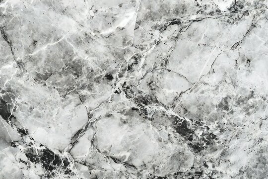 Black and white natural marble pattern texture background (High, Res, )