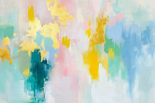 Colorful abstract painted background,  Modern art,  Oil painting style