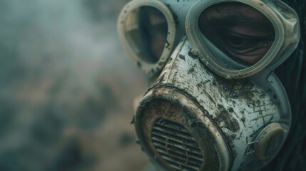 A respiratory mask, reflecting the health risks associated with coal pollution