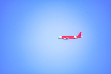 Aeroplane  flying high in the Sky