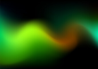 Holo Lights. Vector Hologram Dreamy Background. Rainbow Iridescent Gradient. Minimalist Holographic Fluid Wallpaper. Neon Opalescent Banner. Modern Tech Music Design.