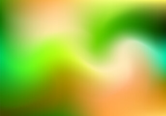 Holo Lights. Vector Hologram Dreamy Background. Rainbow Iridescent Gradient. Minimalist Holographic Fluid Wallpaper. Neon Opalescent Banner. Modern Tech Music Design.