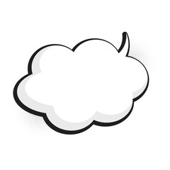 Comic Bubble Message