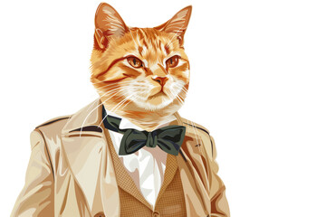 suave and sophisticated animals, exuding charm and style in their impeccably tailored suits.