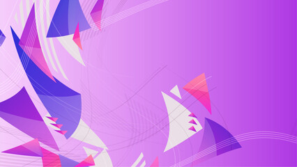 Fototapeta na wymiar Light purple geometric background