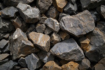 Background of a pile of stones,  Texture of stones,  Rock background