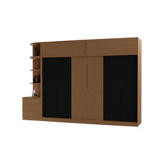 Wardrobe isolated on white