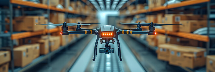 Autonomous Healthcare Delivery Drones the role,
Drone scanning barcodes for inventory 