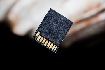 an adapter for memory cards or for micro SD