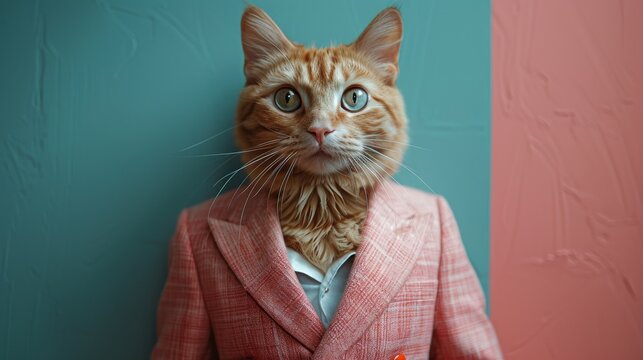 minimalist split background featuring a blend of baby blue and blush pink tones. - Powered by Adobe