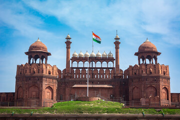 Red Fort in Delhi, India. UNESCO World Heritage Site