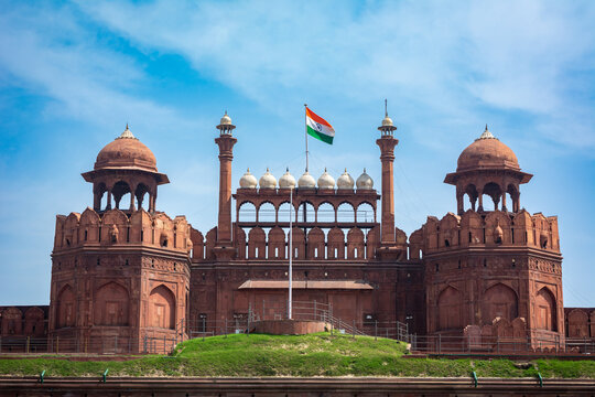 Red Fort in Delhi, India. UNESCO World Heritage Site