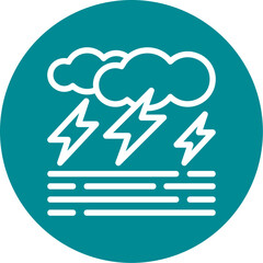 Stormy day Icon