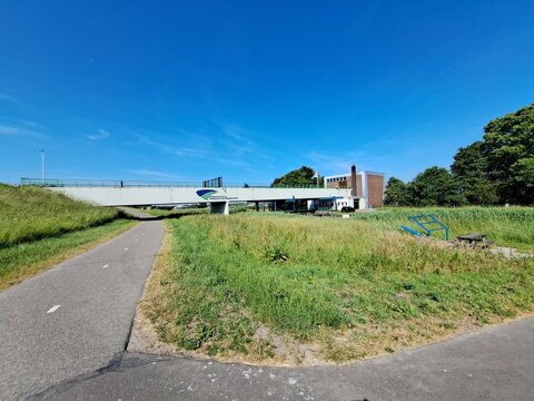 Abraham Kroes pumping station in Moordrecht, both a polder and storage pumping station for the Zuidplaspolder