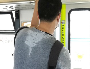 汗っかき男性　〜Sweaty person
