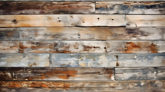 Digital nostalgic retro wooden wood wall poster web page PPT background