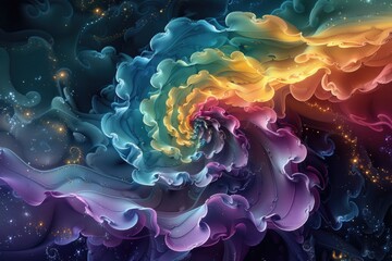 Abstract swirling colorful background wallpaper design images