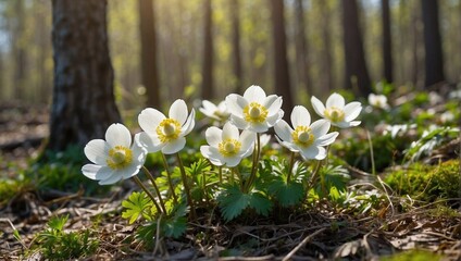 spring in the forest