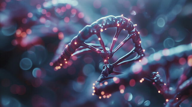 DNA structure Microscope world biotechnology natural universe observed at the microscopic or submicroscopic level