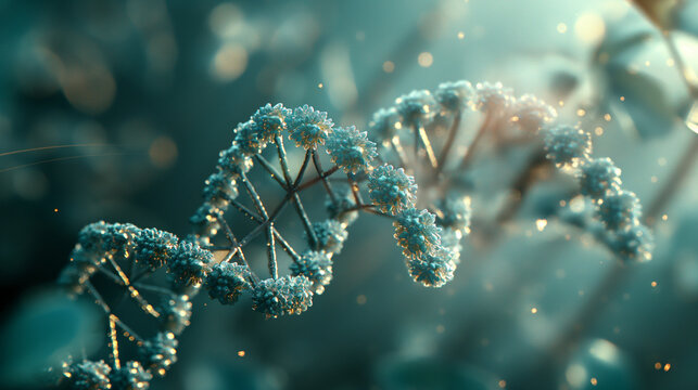 DNA structure Microscope world biotechnology natural universe observed at the microscopic or submicroscopic level